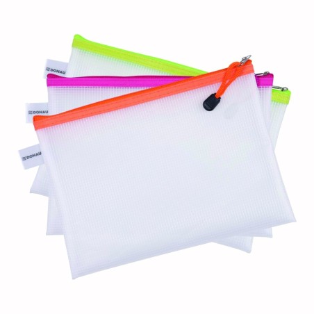 Teczka Donau Z Suwakiem Zipper Bag A4 343X246 Mm Eva Mix Kolorów 1798101Pl-99