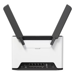 Mikrotik Chateau Lte7 Ax Router Bezprzewodowy Gigabit Ethernet Dual-Band (2.4 Ghz/5 Ghz) 4G Czarny, Biały