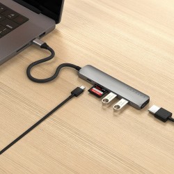 Satechi 6-W-1 - Stacja Dokująca - Usb-C 3.2 Gen 2 - Hdmi