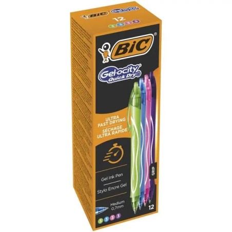 Długopis Żelowy Bic Gel-Ocity Quick Dry Mix Fun, 964826/965012