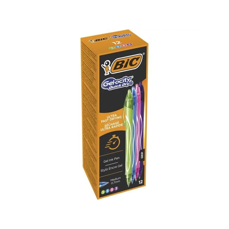 Długopis Żelowy Bic Gel-Ocity Quick Dry Mix Fun, 964826/965012