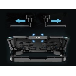 Conceptronic Thyia01B Podkładka Chłodząca Do Laptop 43,2 Cm (17") Szary