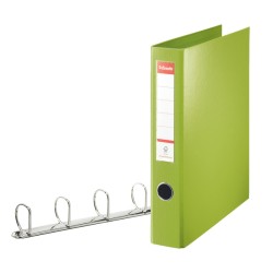 Segregator Ringowy Esselte, A4 Combi Z 4 Kółkami, Grzbiet 62 Mm, 30% Pp Z Recyklingu,  Zielony 82406