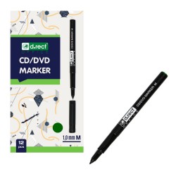 Marker Do Cd/Dvd 1.0Mm Zielony 102074 D.rect