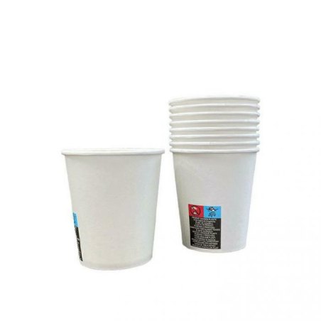 Kubek Papierowy Pap/Pe Sw 180Ml Biały Op.100 Szt.sup 27180
