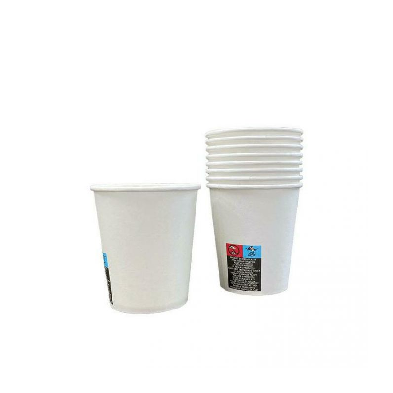 Kubek Papierowy Pap/Pe Sw 180Ml Biały Op.100 Szt.sup 27180