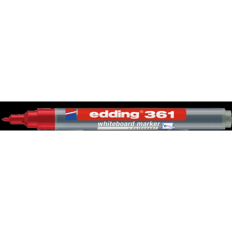 Marker Edding 1Mm Do Tablic Okrągła Końcówka Czerwony 361/002/Cz