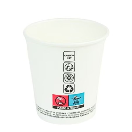 Kubek Pap/Pe Sw 180Ml Biały Op.50Szt.gm6Ozcarb1.