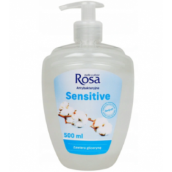 Rosa Mydło W Płynie Antybakteryjne Z Dozownikiem 500Ml Sensitive