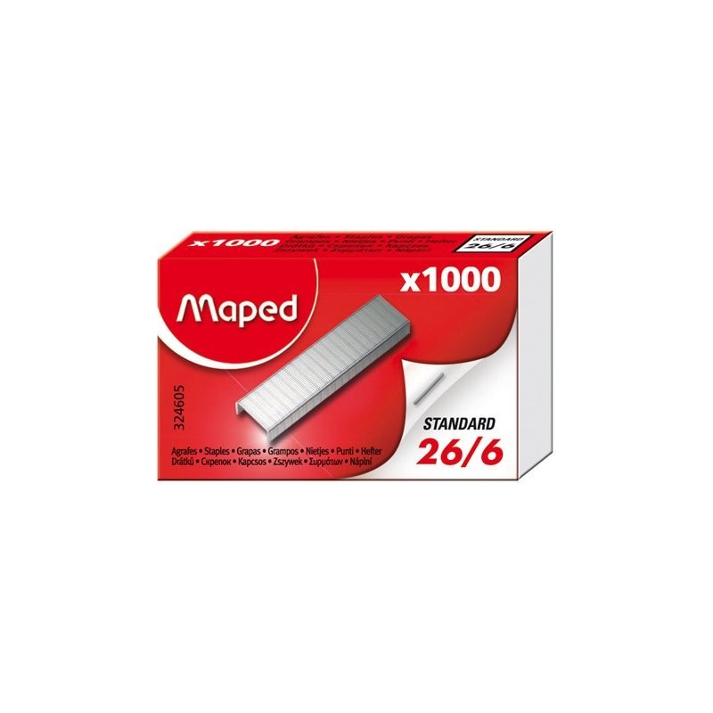 Zszywki 26/6 1000Szt. Maped 324605