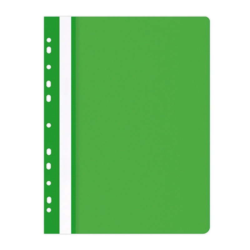 Skoroszyt , Pp, A4, Miękki, 100/170Mikr., Wpinany, Zielony, Typu Office Products 21104121-02
