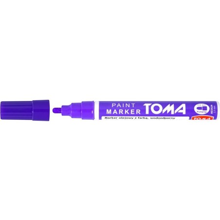 Marker Olejowy, Fibrowa Końcówka 2,5Mm, Fioletowy To-440 Toma