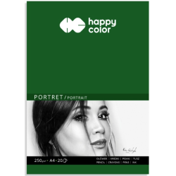 Blok Szkicownik Portret, A4, 20 Arkuszy, 250G, Happy Color Ha 7825 2030-A20 Sale