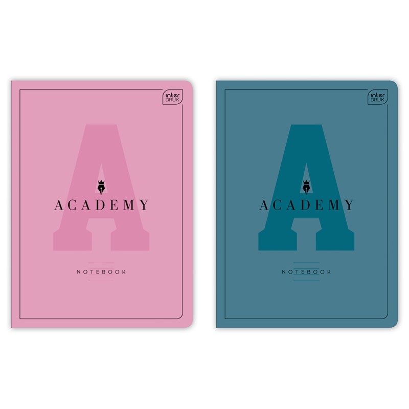 Zeszyt A4, 60 Kartek, Linia, Academy Hybrid, Interdruk