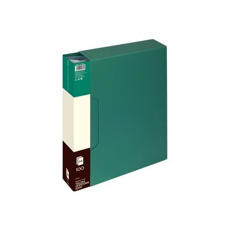 Teczka Ofertowa 9010A, Zielony, 100 Koszulek Grand 120-1829