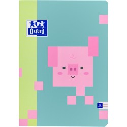 Zeszyt Oxford Zoo Blocks A5, 32K, Linia Podwójna Kolorowa, 400208080