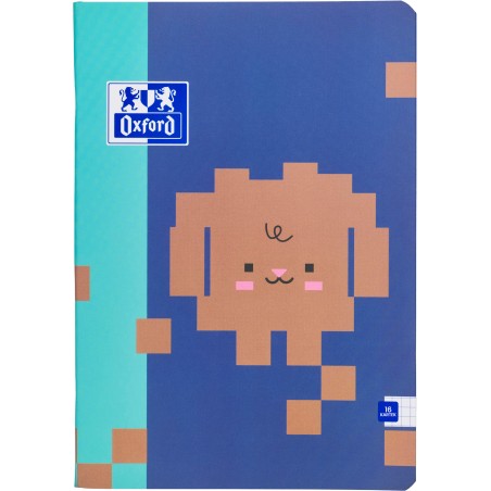 Zeszyt Oxford Zoo Blocks A5, 16K, Kratka, Bez Marginesu, 400208009