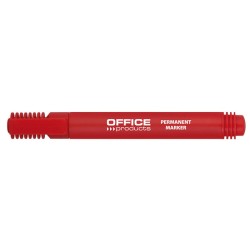 Marker Permanentny , Okrągły, 1-3Mm (Linia), Czerwony, Typu Office Products 17071211-04