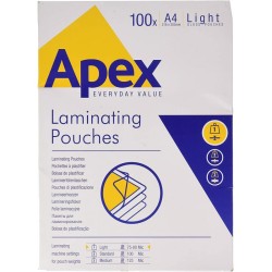Folia Do Laminacji Apex A4 Light 80Mic 100 Sztuk 6003201 Fellowes Sale