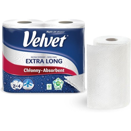 Ręcznik W Rolce Velvet Czysta Biel 2W Celuloza Białe (2)