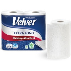 Ręcznik W Rolce Velvet Czysta Biel 2W Celuloza Białe (2)