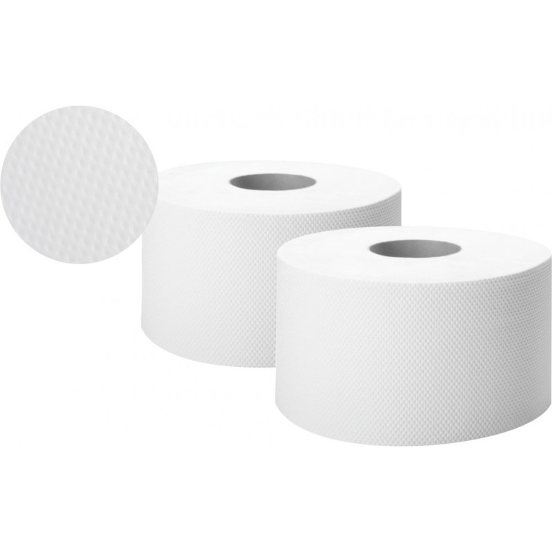 Papier Toaletowy Professional 100/2 (12 Rolek) 100M 2Warstwy Biały Celuloza Jumbo Ellis 6255